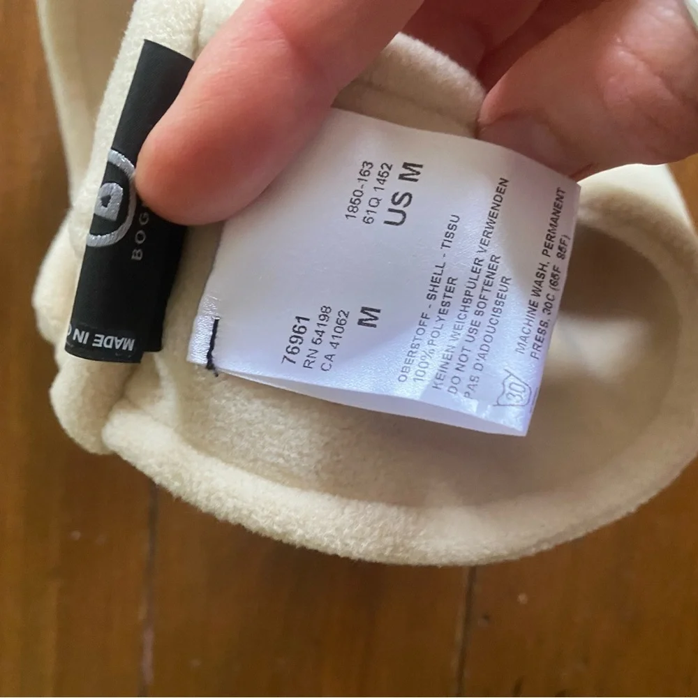 Bogner Cream Fleece Headband made in Germany - Picture 5 of 6